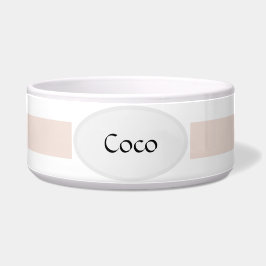 Comedero Tazón de mascota cerámica personalizable