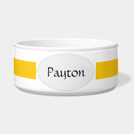 Comedero Tazón de mascota cerámica personalizable