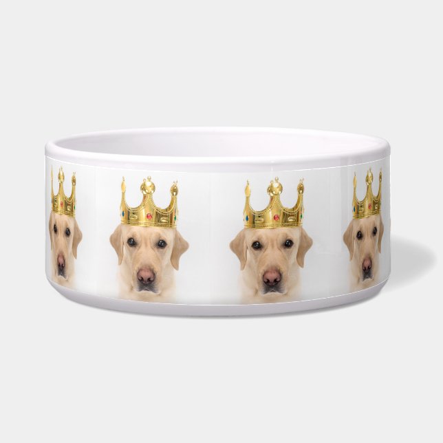 Comedero Tazón de mascota Corona Real (Frente)