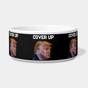 Comedero Tazón De Mascota De Encubrimiento De Trump