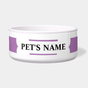 Comedero Tazón de mascota de hueso de perro personalizado
