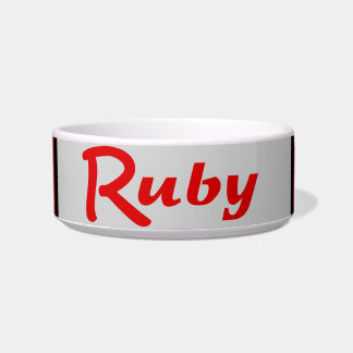 Comedero Tazón de mascota de Ruby