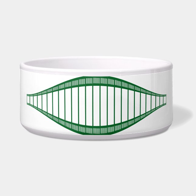 Comedero Tazón de mascota para tira cinemática - Diseño 3D  (Frente)