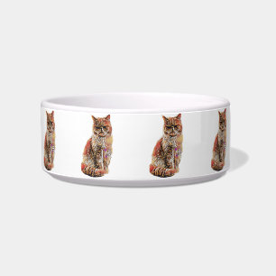 Comedero Tazón de mascota personalizada de la foto de su Ma