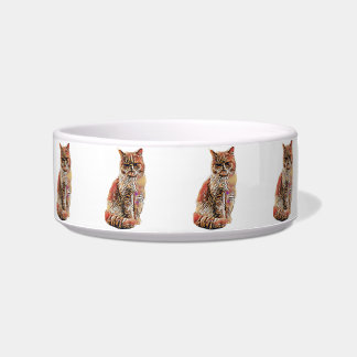 Comedero Tazón de mascota personalizada de la foto de su Ma