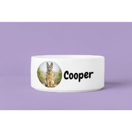 Comedero Tazón de mascota personalizada - Diseño de foto de