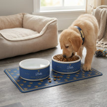 Tazón de mascota personalizado, tazón de perro Vin