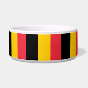 Comedero Tazón de mascotas con bandera belga