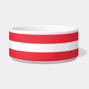 Comedero Tazón de mascotas con bandera de Austria
