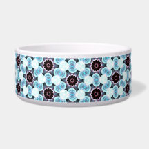 Tazón de mascotas con bonanza geométrica