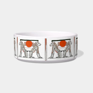 Comedero Tazón de mascotas de dioses egipcios