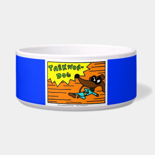 Comedero Tazón de mascotas de TAEKWON-DOG - Azul