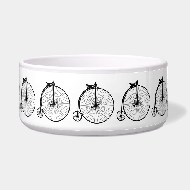 Comedero Tazón de mascotas para ciclismo de época (Frente)