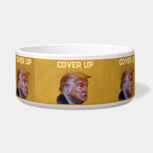 Comedero Tazón de mascotas para encubrir a Trump