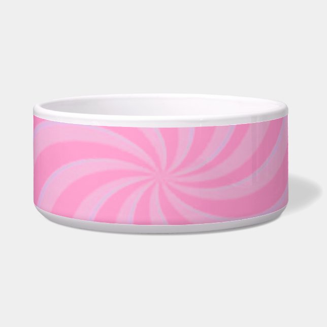 Comedero Tazón de mascotas para nadar rosado (Frente)