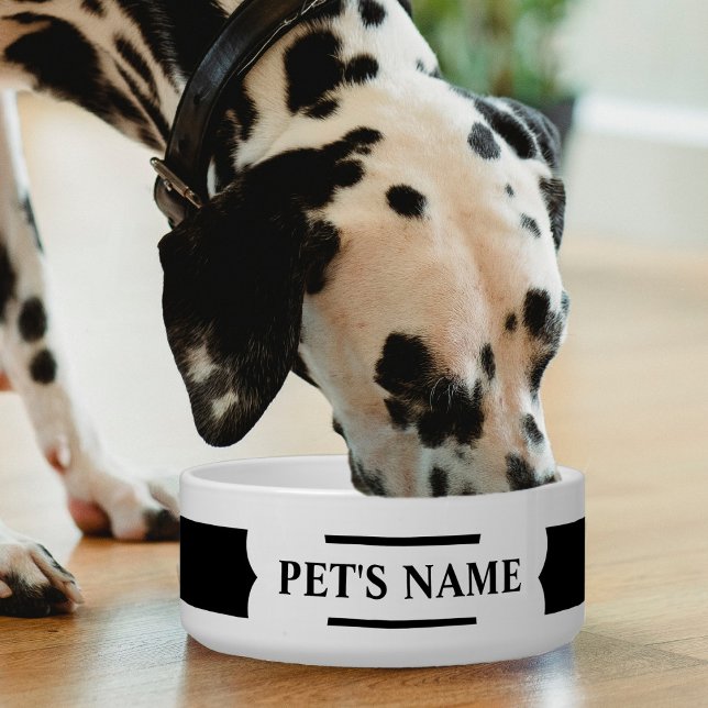 Comedero Tazón de mascotas personalizado con huesos de perr (Subido por el creador)