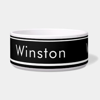 Comedero Tazón de nombres personalizado para perros - Minim