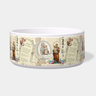 Comedero Tazón de oración religiosa de San José