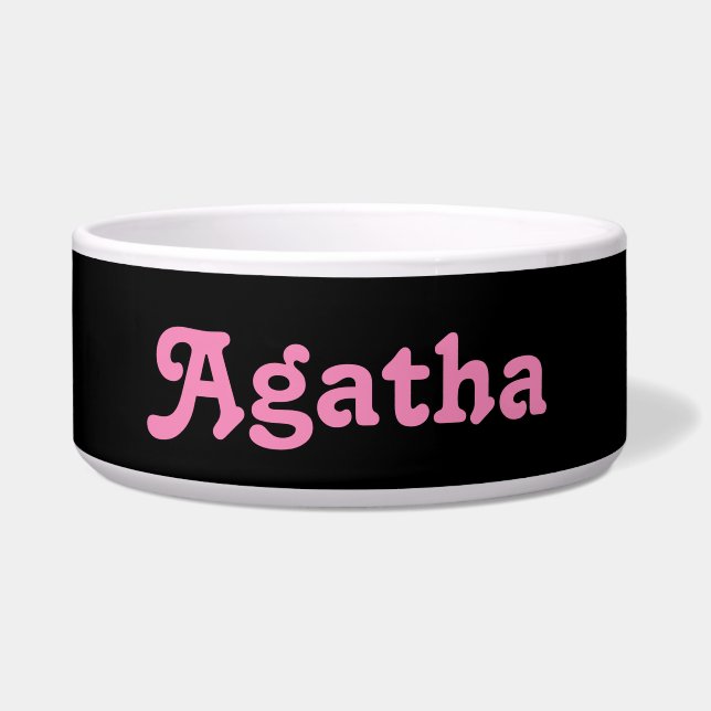 Comedero Tazón de perro Agatha (Frente)