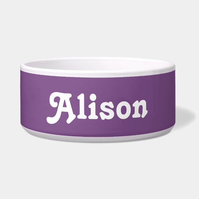 Comedero Tazón de perro Alison (Frente)
