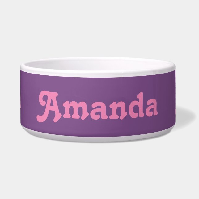 Comedero Tazón de perro Amanda (Frente)