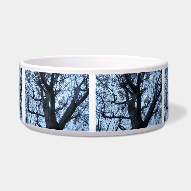 Comedero Tazón de perro con silueta de árbol (Frente)