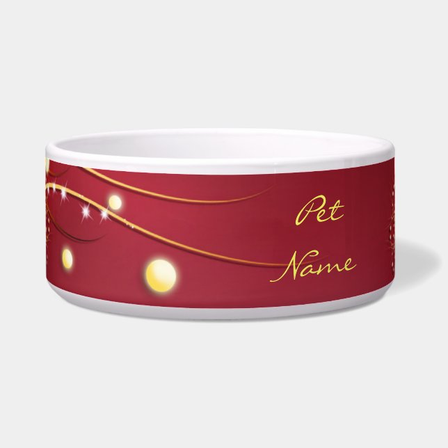 Comedero Tazón de perro de explosión solar (Frente)