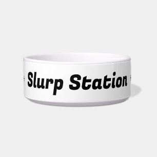 Comedero Tazón de perro de "Slurp Station"