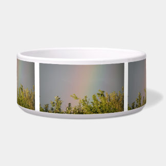 Comedero Tazón de perro del cielo arcoiris