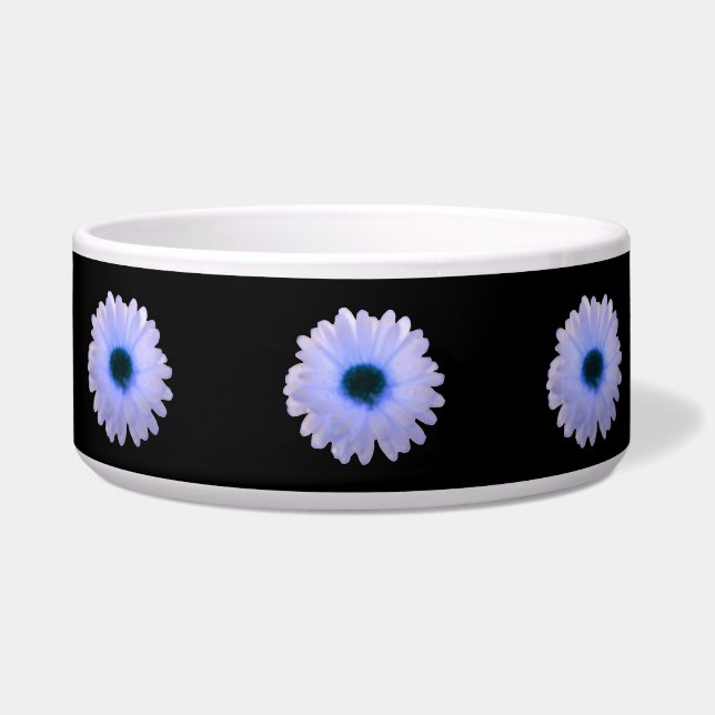 Comedero Tazón de perro Marigold blanco y azul (Frente)