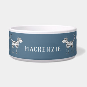Comedero Tazón de perro personalizado de Dalmacia