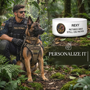 Comedero Tazón de Perro Trabajador Militar Germain Shepherd