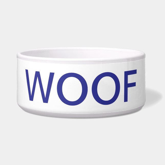 Comedero Tazón de perro WOOF (Frente)