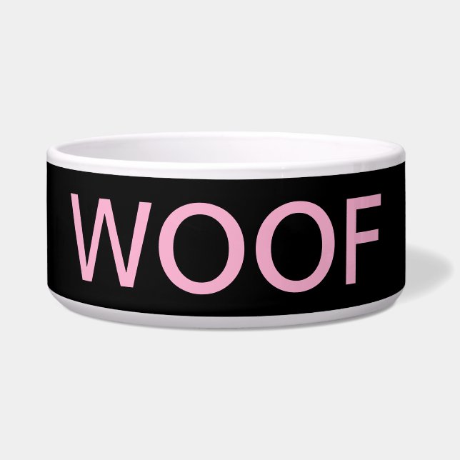 Comedero tazón de perro WOOF (Frente)