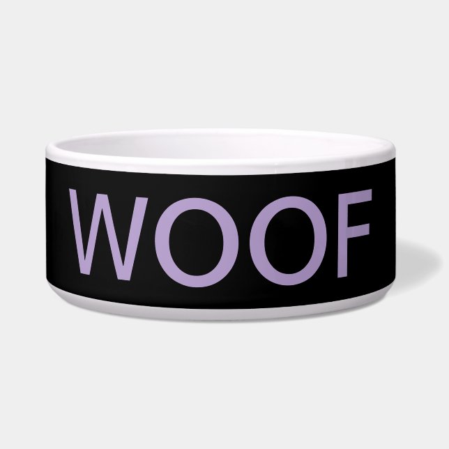 Comedero Tazón de perro WOOF (Frente)