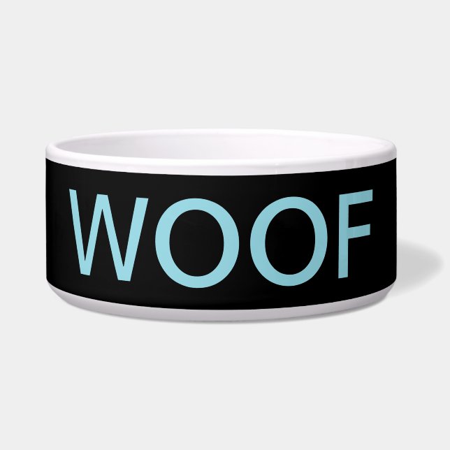 Comedero Tazón de perro WOOF (Frente)