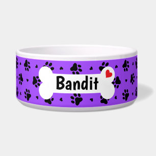 Comedero Tazón del patrón del patrón de las pinturas de gar