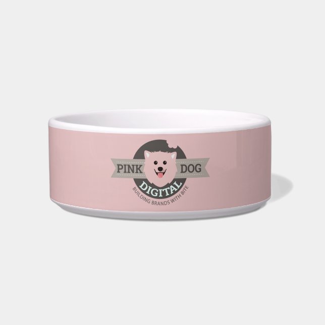 Comedero Tazón digital para mascotas Pink Dog (Frente)