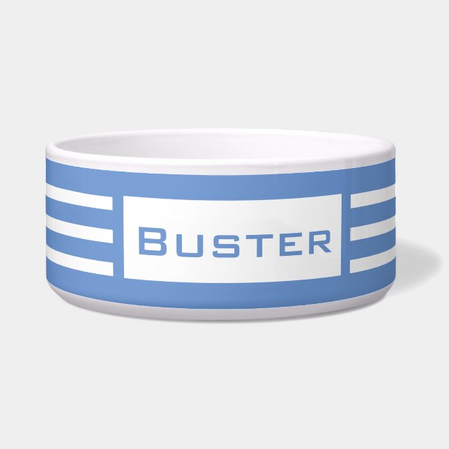 Comedero Tazón grande personalizado para mascotas (Frente)