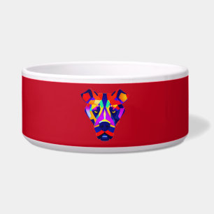 Comedero Tazón grande rojo para mascotas de Alexander's Dog
