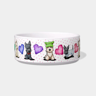 Comedero Tazón KiniArt™ Scottie Terriers