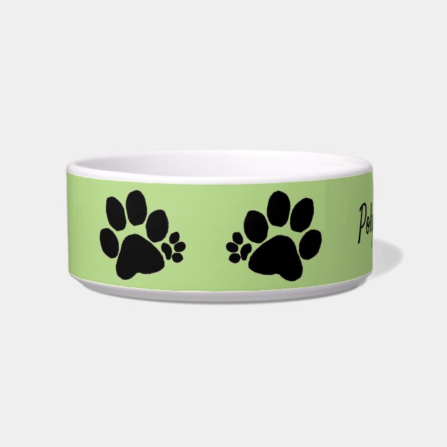 Comedero Tazón para mascotas - Amor polidáctilo (Izquierda)