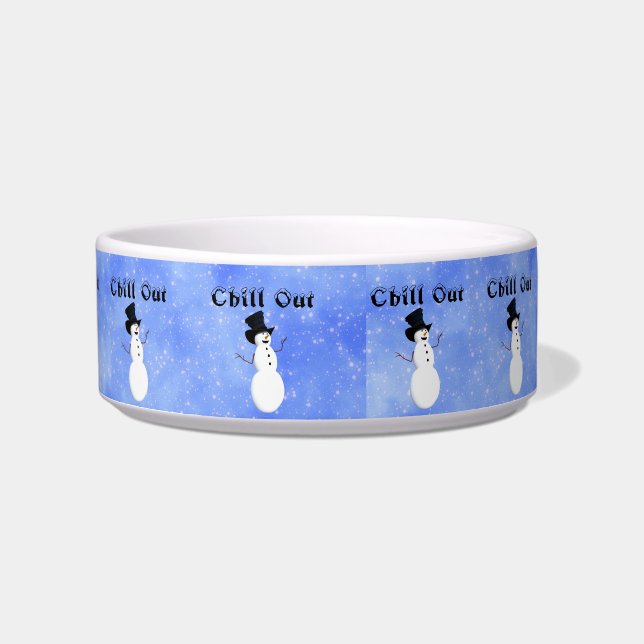 Comedero Tazón para mascotas Chill Out (Frente)