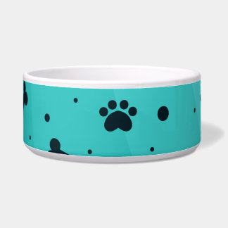 Comedero Tazón para mascotas con huella de pata grande