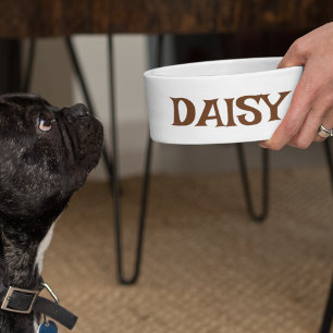 Comedero Tazón para mascotas con nombre personalizado