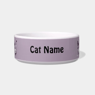 Comedero Tazón para mascotas Gatos Morados