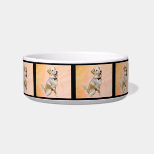 Comedero Tazón para mascotas mediano de Golden Retriever co