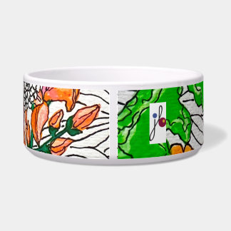 Comedero Tazón para mascotas para arreglo floral