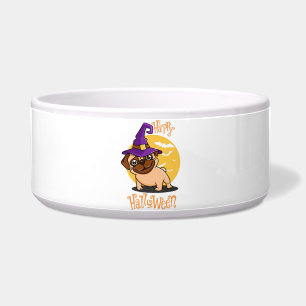 Comedero Tazón para mascotas Puggy de Halloween