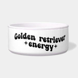 Comedero Tazón para Perro de Cerámica Energía de Retriever